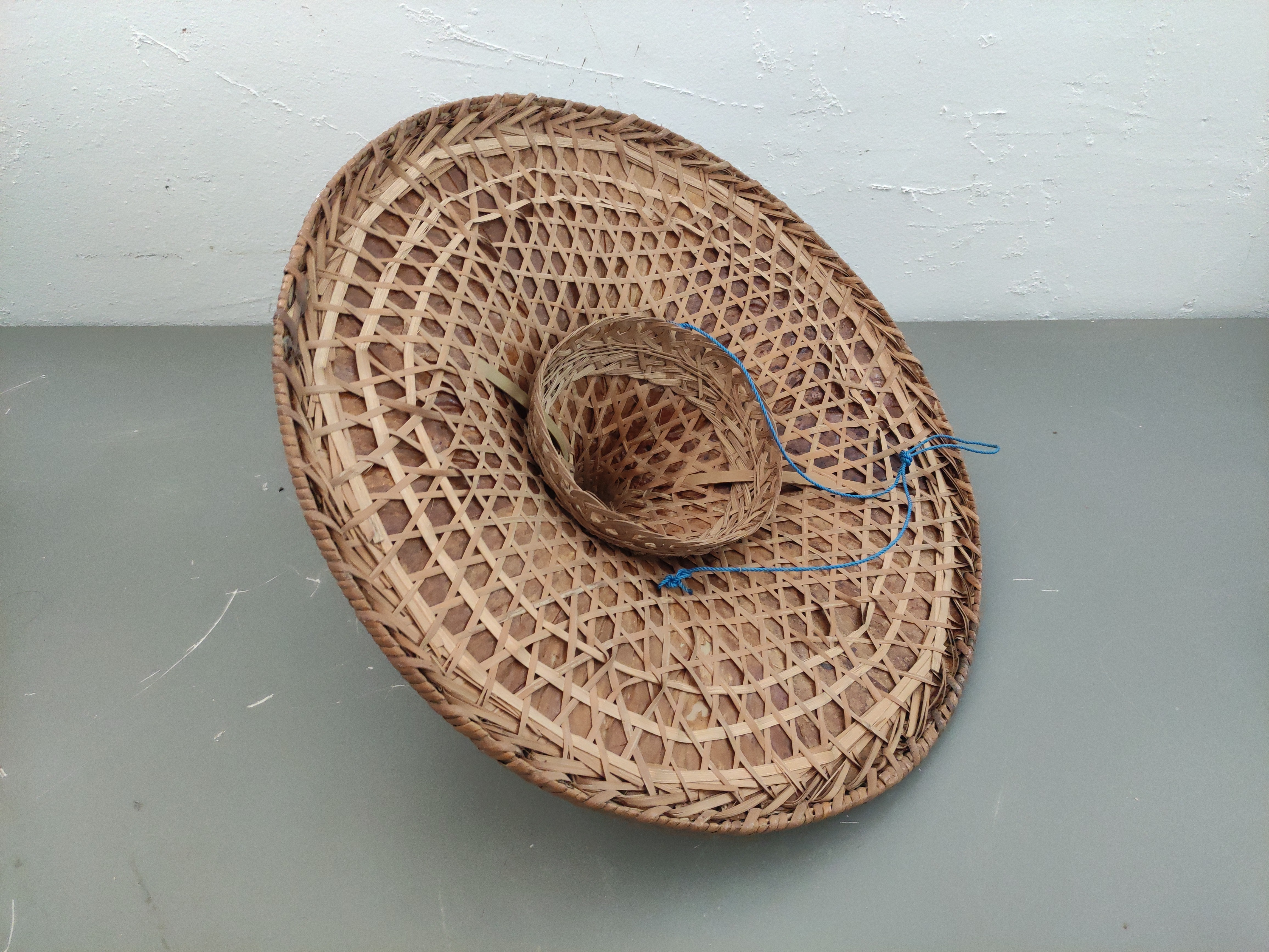 sombrero bambu asia alt 17_5 o46 1u